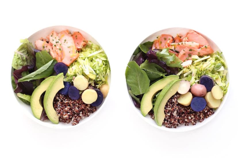 Slow Roasted Salmon Quinoa Bowl