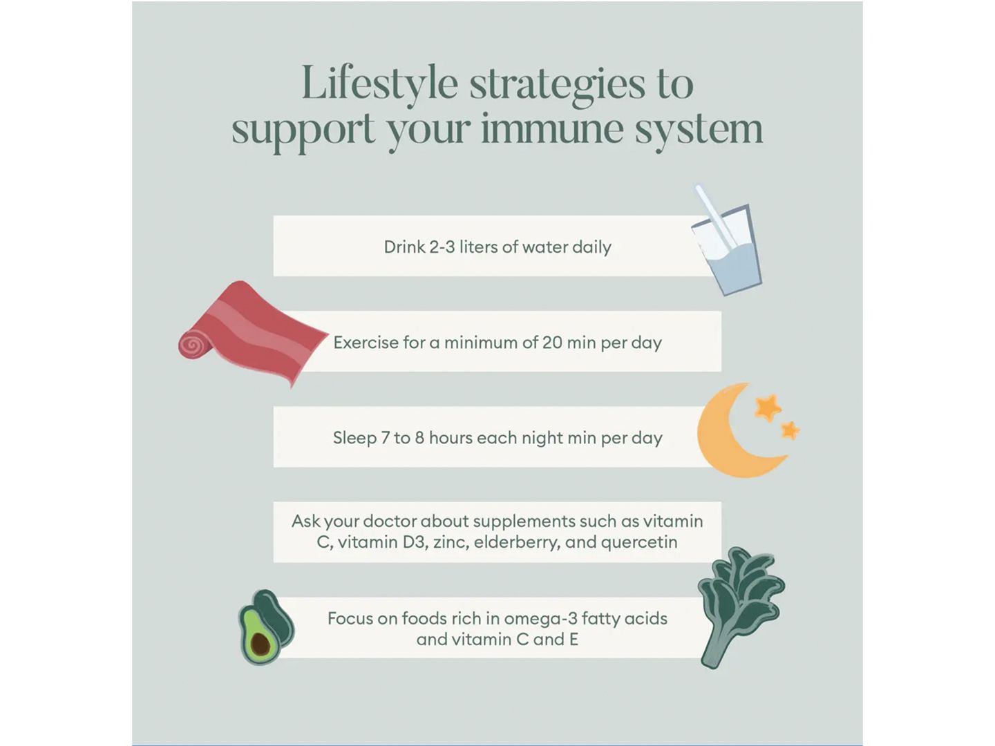 Lifestyle strategies to support your immunity